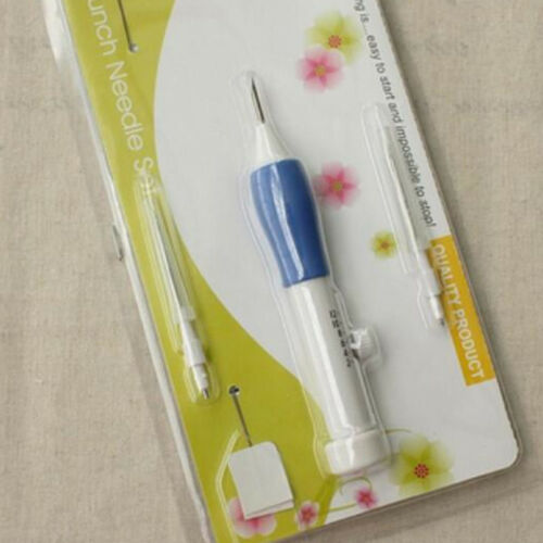 1.3/1.6/2.2mm Embroider Punch Needle Embroidery Pen Kit Magic Stitchwork Tool Ha