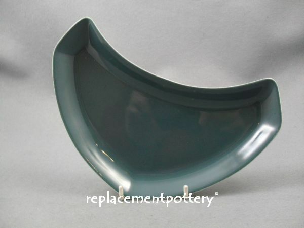 Poole Twintone Blue Moon Crescent Side Plate