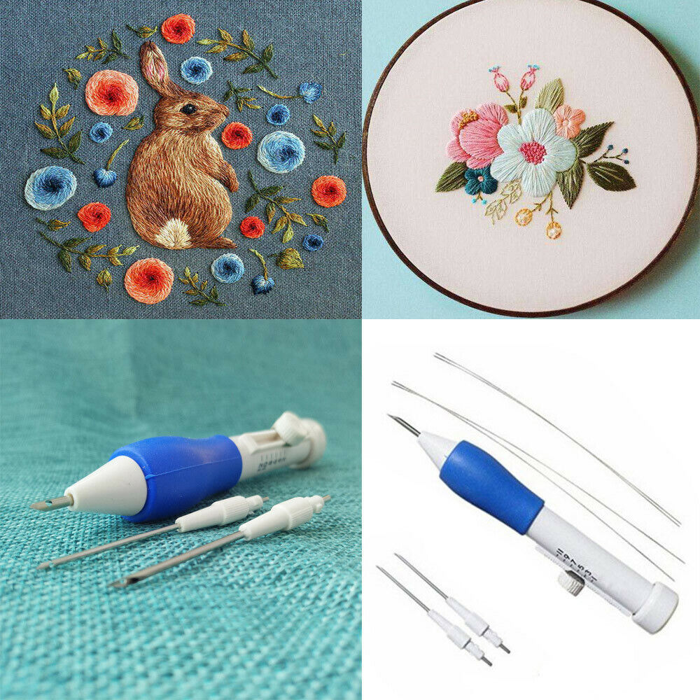 New And High Quality Magic Embroidery Pen Embroidery Needle Weaving Tool Fancy %