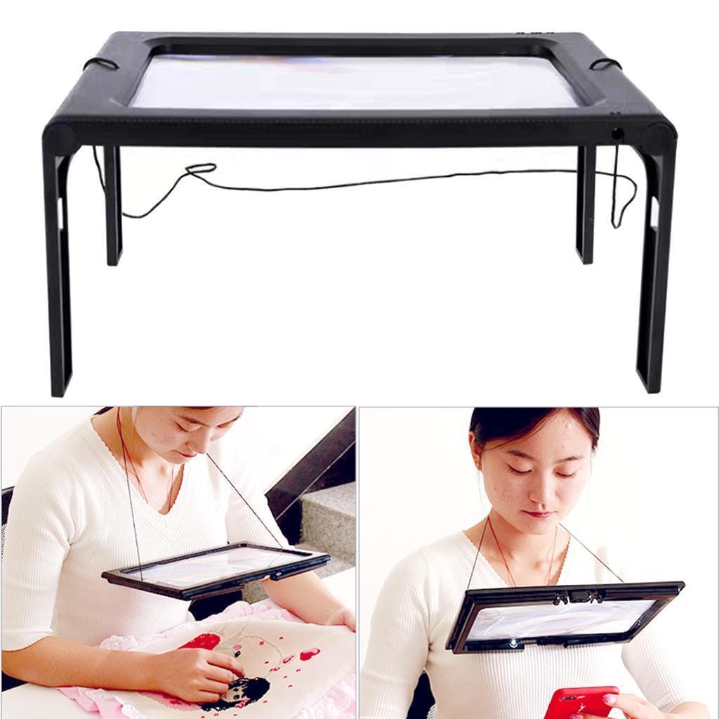 Hands Free Magnifying Glass Illuminated Led Magnifying Glass For Reading Book