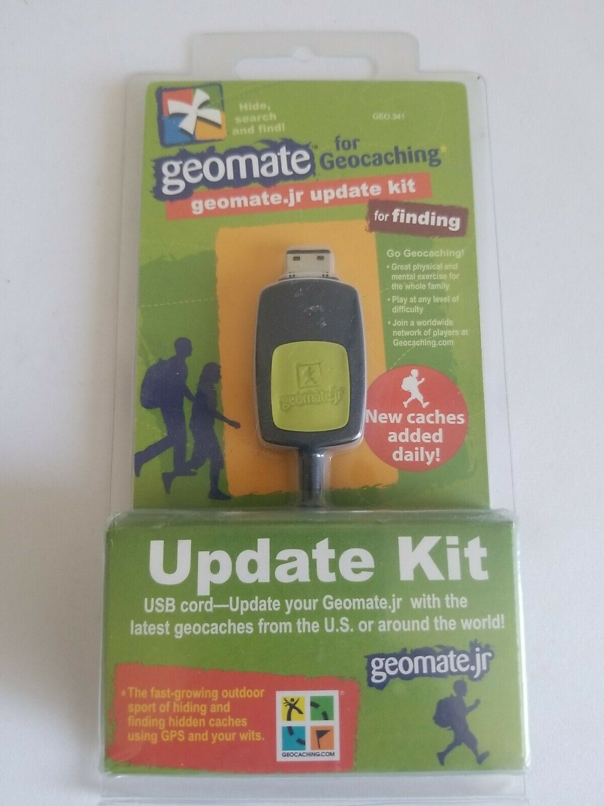 Brand 44 Geomate Jr. Geocaching Geo Tagging Gps Update Kit Usb Cord Geo.341- New