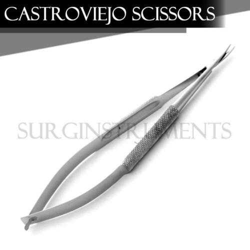 Castroviejo Scissors Ophthalmic Surgical Instruments Curved 4.5"