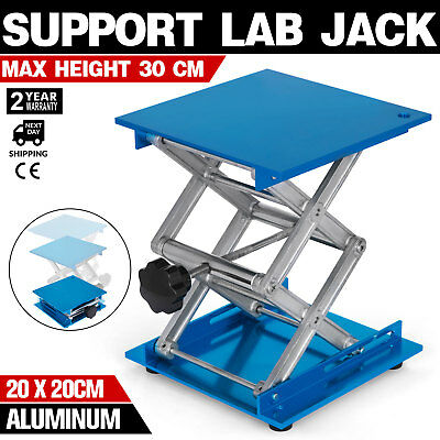 8" X 8" Lab Jack Aluminum Lab Lifting Platform Stand Lifter Oxide Crafted