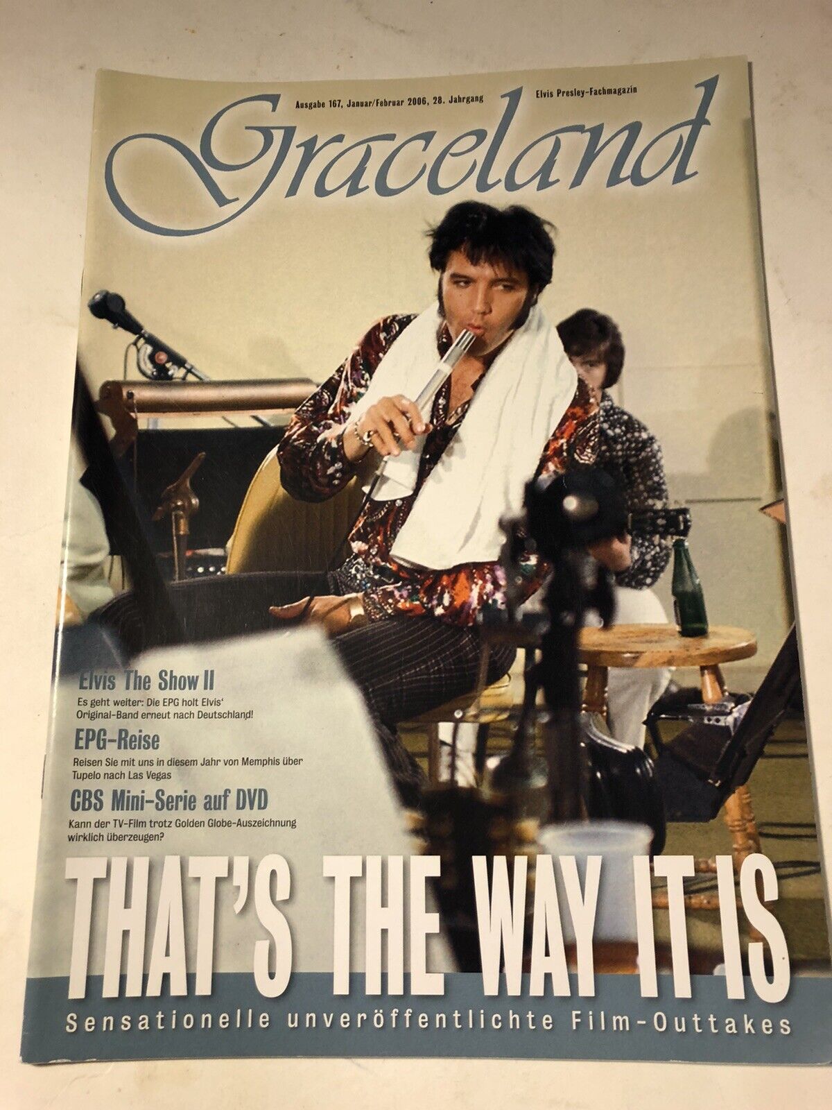 Elvis Presley Graceland Magazine German January February 2006 Rare