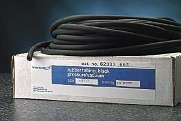 Vwr Black Vacuum Rubber Tubing 9766 50" Coil Length Laboratory Consumable
