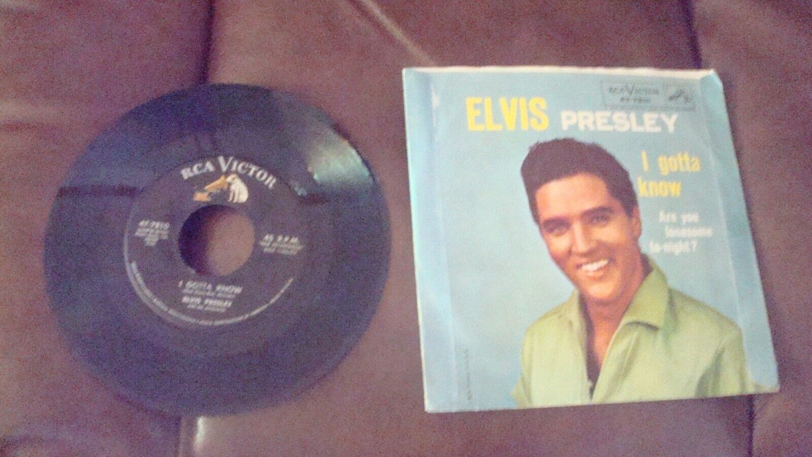 Elvis Presley Are You Lonesome Tonight  45  Rca Victor Record