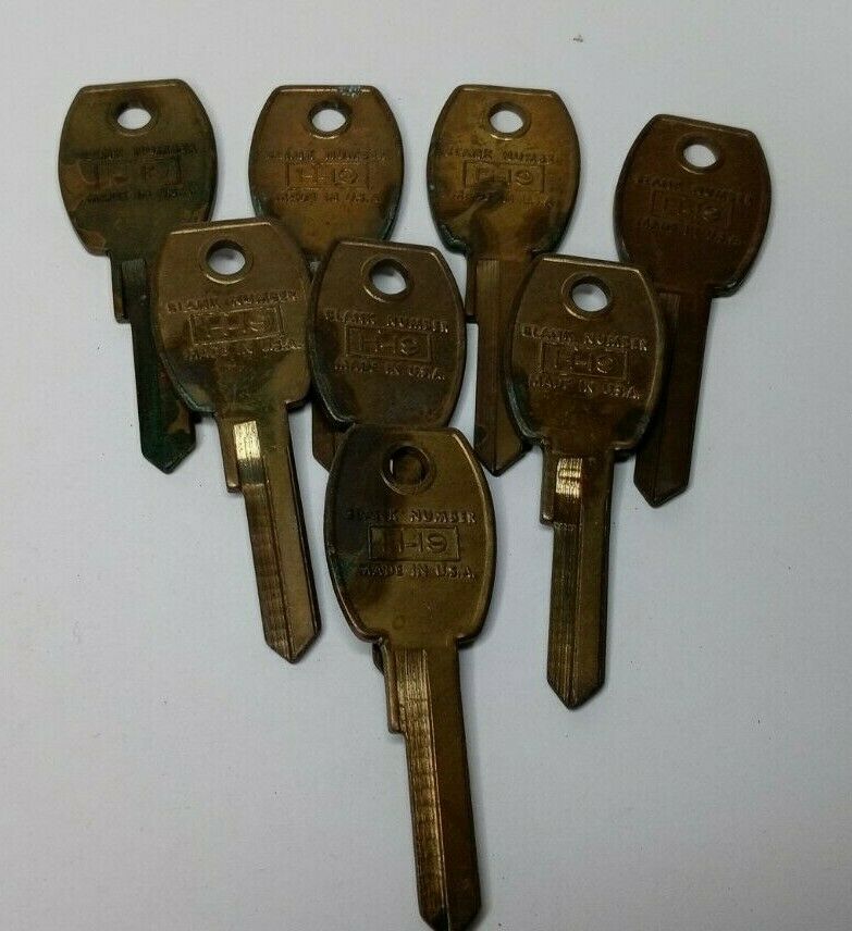 8 Curtis H19 H-19 H19 1761b Type Key Blanks For Bargman