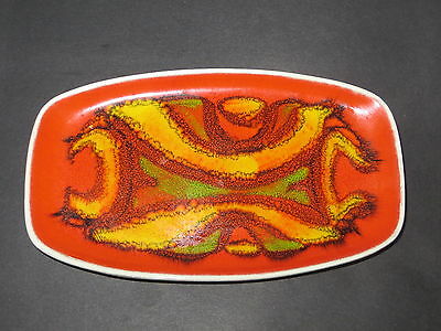 Poole Pottery Abstract Plate / Dish  Retro Art Deco   By Bennett Cutler 1971-77
