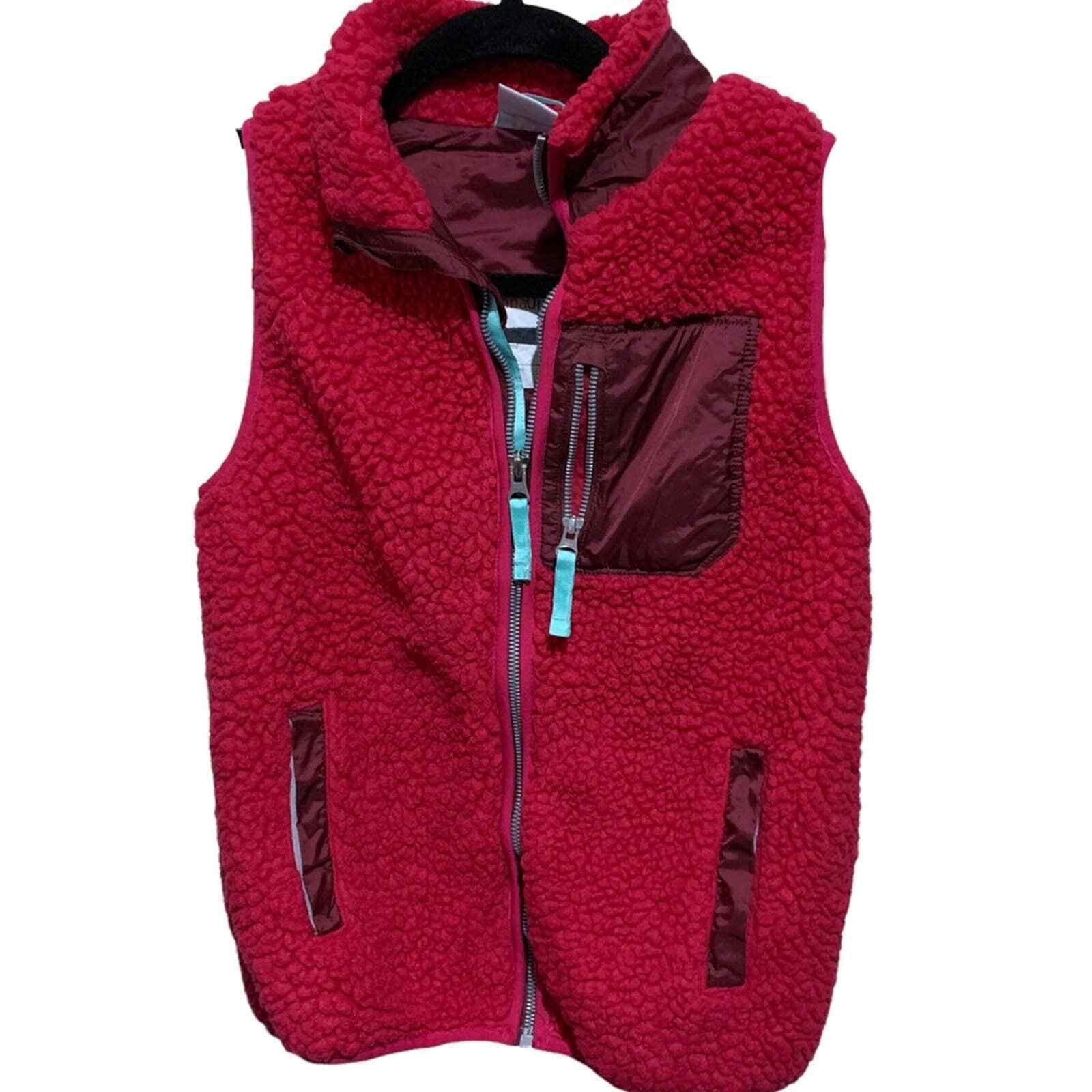 Hanna Andersson Pink Sherpa Fleece Vest