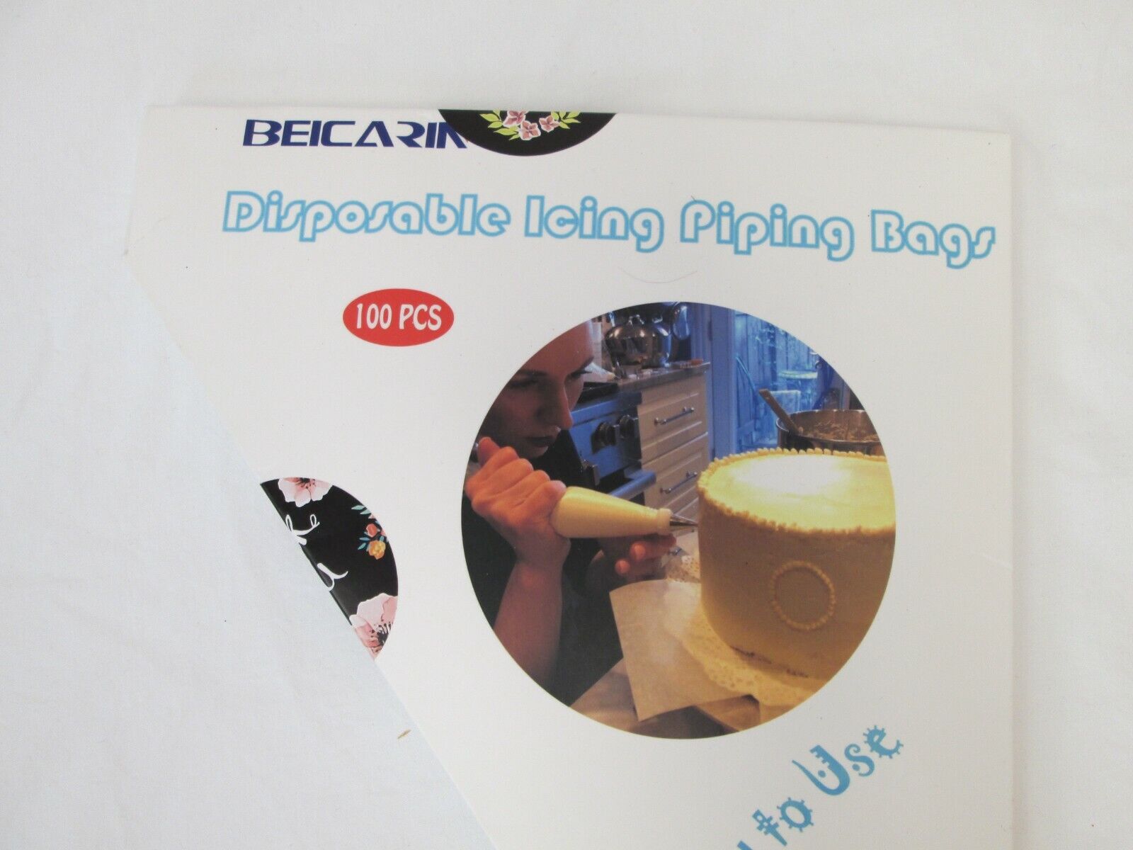 Beicarin Disposable Icing Piping Bags 100 Pcs. Nip