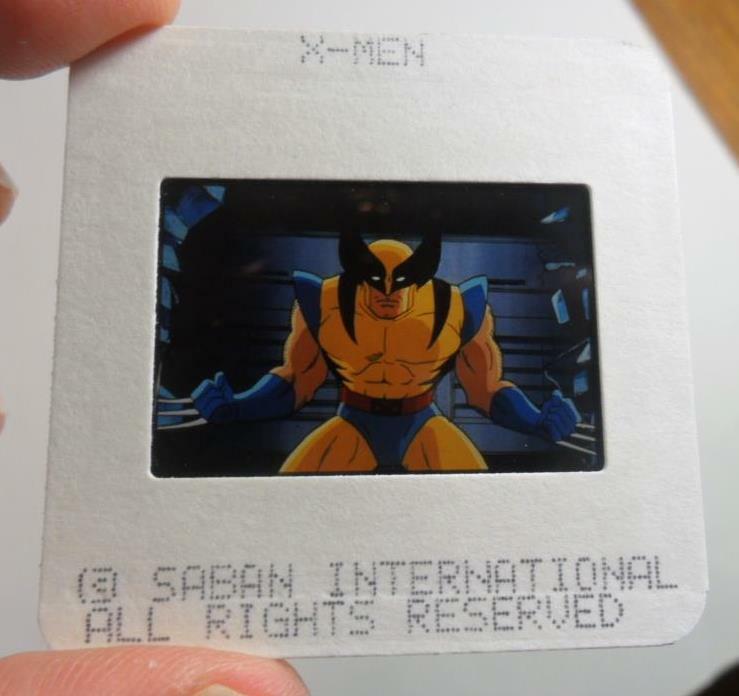 X-men Cartoon 1995 Saban Publicity Press Kit 12 Color Slides Marvel Entertainmen