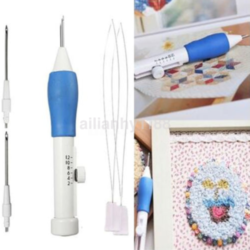 Diy Magic Embroidery Pen Set 1.3mm 1.6mm 2.2mm Clothing Punch Needle Us