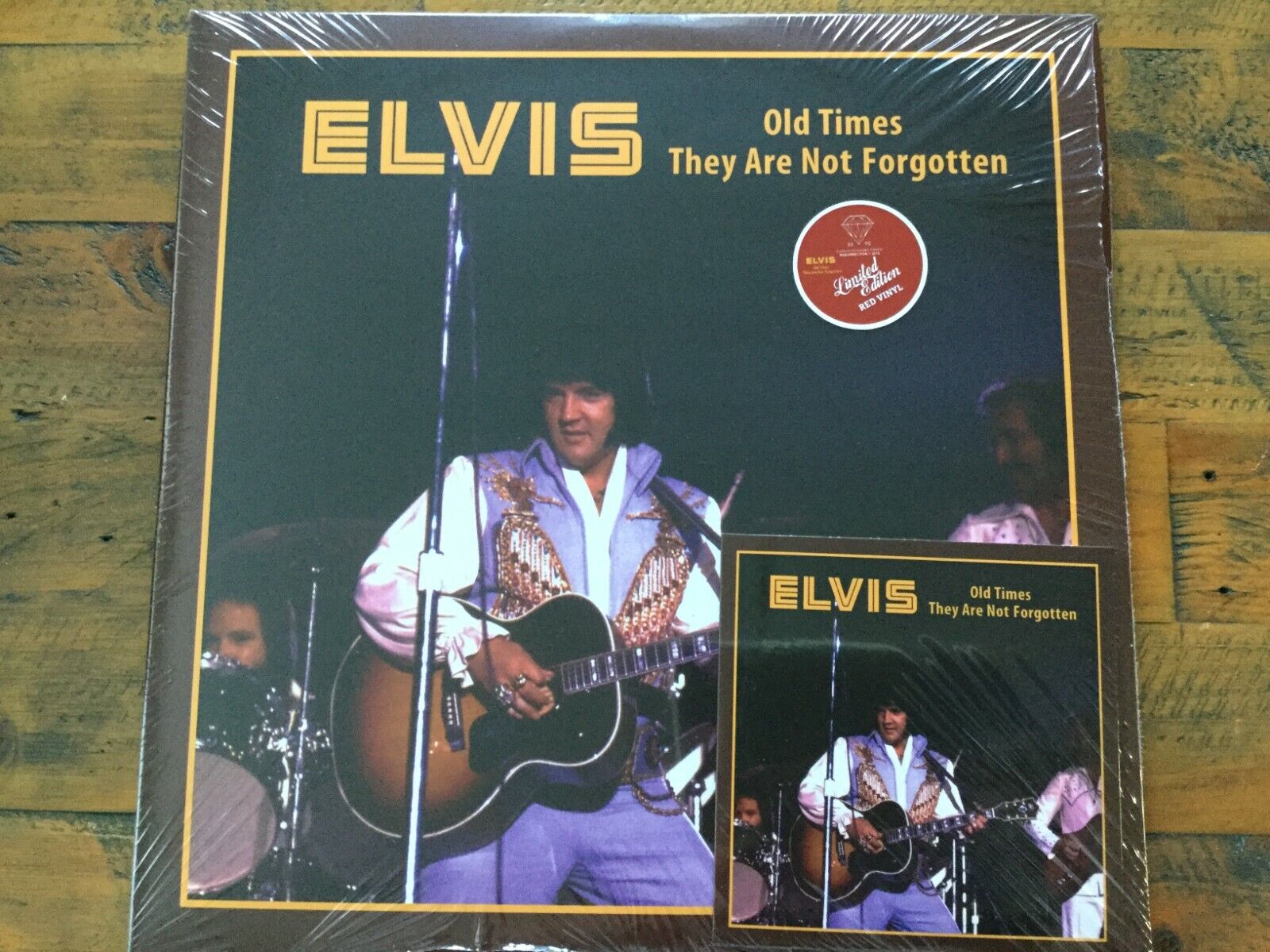 Elvis Presley 2lp/cd - Old Times They Are Not Forgotten-blue & Red Vinyl Sealed!