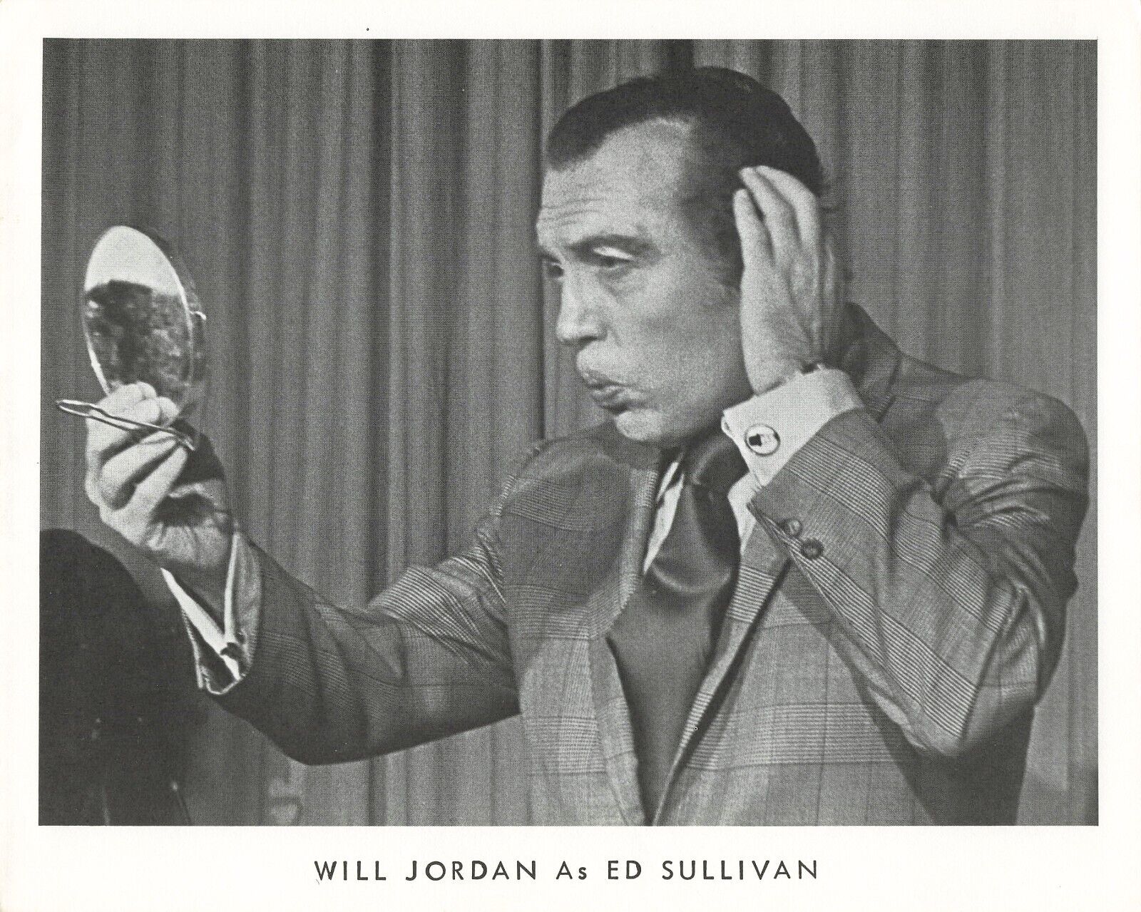 Will Jordan 1970s Publicity Flyer Print Photo As Ed Sullivan Impressionist *p41b