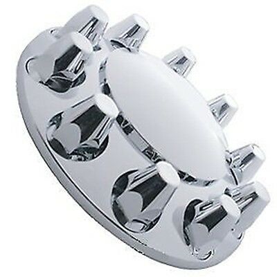 Chrome Semi Truck Front Axle Wheel Cover With Hub Cap 33mm Lug Nuts