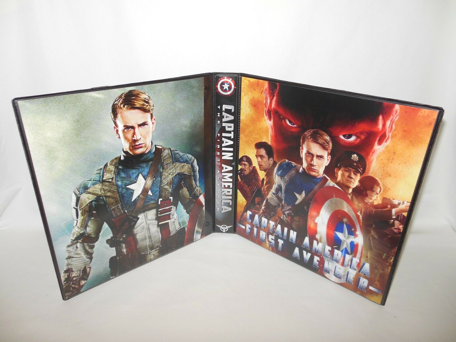 Custom Made Captain America Trading Card Binder Graphics Only