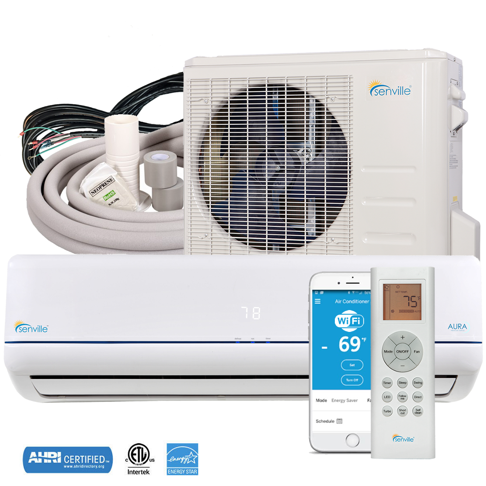 12000 Btu Ductless Ac Mini Split Air Conditioner And Heat 22 Seer Energy Star
